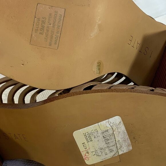 $5 ADD ON ITEM/1State Licha Mules Nubuck Leather Heels - Picture 5 of 10